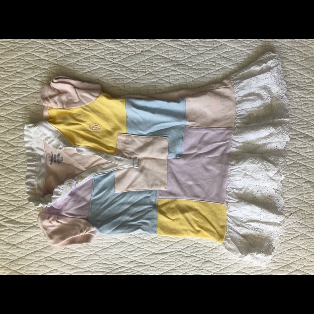 Ralph Lauren Multi-color Block Dress 12M